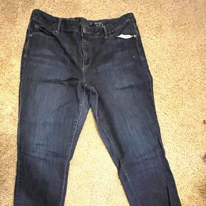 Vera wang skinny jeans dark blue